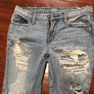 Urban Outfitters Destroyed Slim Boyfriend Jeans